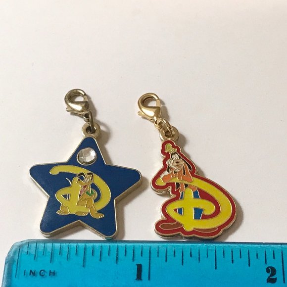 Vintage Disney Dogs Goofy & Pluto Charm Clip On - Picture 9 of 16